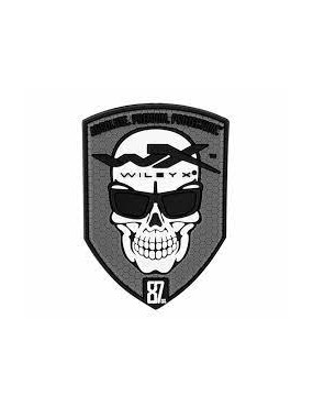 PARCHE WILEYX CALAVERA GRIS
