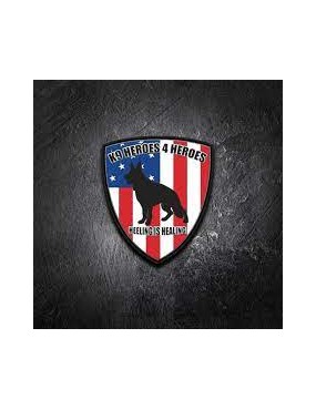 PARCHE PVC K9 HEROES 4 HEROES